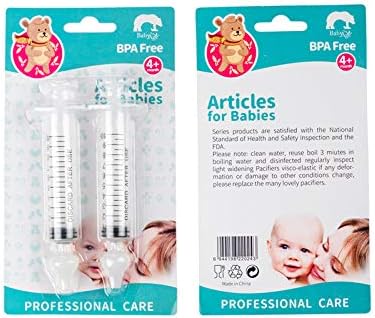 Gegong Professional Baby Nasal Irrigator Portable Infant Nose Cleaner Rinsing Device Fast All Natural Relief-Nasal Irrigation/Nasal Spray/Nasal Hygiene (4 Pieces)