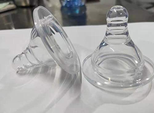 WOIWO 5PCS Wide Diameter Pacifiers Can Be Equipped with All Kinds of Wide Mouth Baby Pacifiers Breast Milk Sensitive Pacifiers Feeding Pacifiers (Cross Hole)