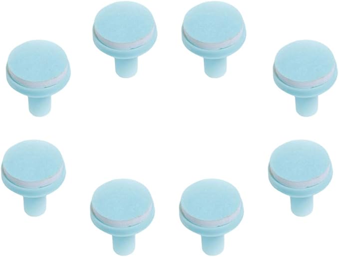 Nail Drill Replacement 8Pcs Nail File Replacement Pads Polish Disc (Random Color)