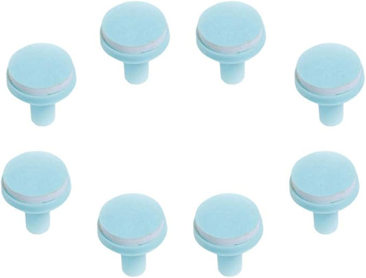 Nail Drill Replacement 8Pcs Nail File Replacement Pads Polish Disc (Random Color)