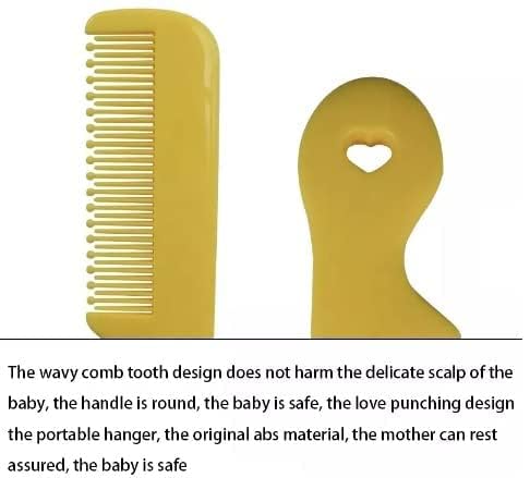 8Pcs Colorful Round Tip Bristles Baby Cute Comb Baby Grooming For Sensitive Scalp Skin, for Nursery Newborn Infant Girl Boy Kids Comb Baby Grooming and Healthcare Kits