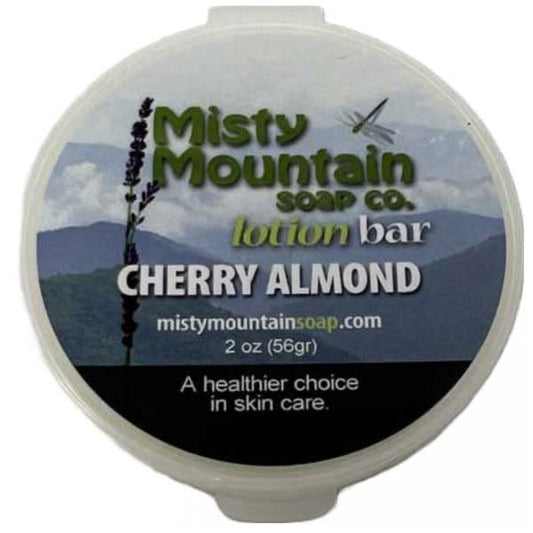 Lotion Bars - Cherry Almond - Made with Natural Oils and Butters by Misty Mountain Soap Co.