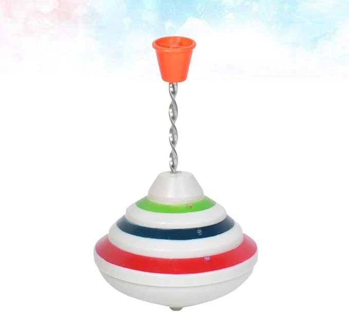 Toyvian Music Spinning Top Toy Light Up LED Spin Toys Flashing Spinner Gyroscopes Toy for Easter Birthday School Party Toy Favor