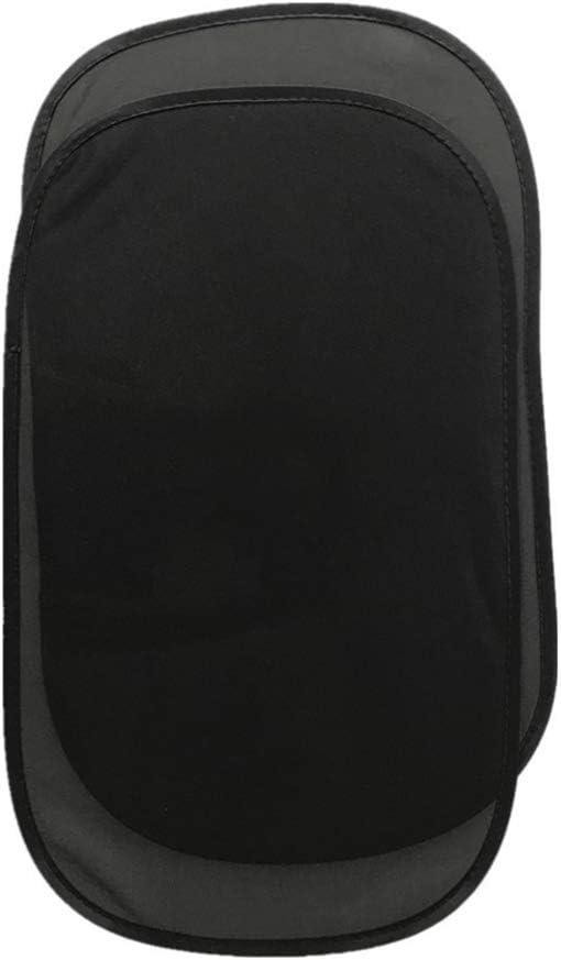 Wakauto 4pcs Car Window Sunshade Static Cling Shade for Back Seat Uv Protection and Sun Compatible Vehicles Black
