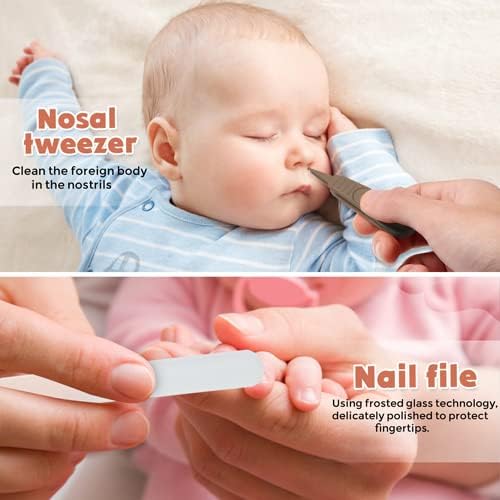 Baby Nail Clippers Set for Newborn,Infant Nail kit for New Parents Gift