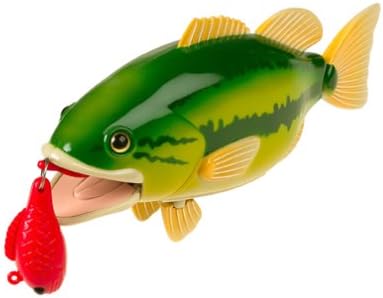 Small World Toys Kids Fishing Game, Catch of The Day Bass Magnetic Fishing Toy for Kids Ages 3+, Includes Toddler Fishing Pole and 1 Fish, Water Fish Toys for Kids, Bath Toy Pools & Tubs