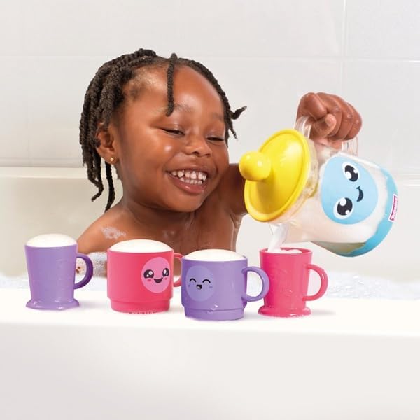 Toomies Bubble & Brew Bath Set, Foaming Teapot, Imaginative Bath Toy, Promotes Fine Motor Skills, For Ages 18 Months and Above