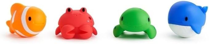 Munchkin® Ocean™ Squirts Baby Bath Toy, 4 pack