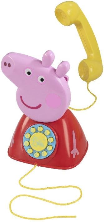 Peppa Pig Peppa’s Telephone – Kids Interactive Toy Phone with Musical Buttons & Character Sounds for Toddlers (18 Months+)