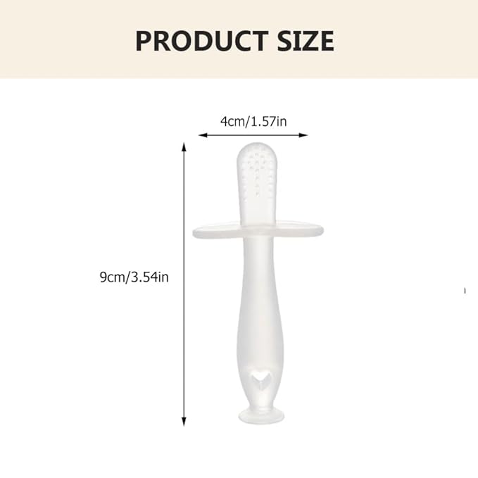 EXCEART 5Pcs Silicone Baby Teething Stick Clear Toddler Teethers Baby Chew Stick for Newborn Baby Healthy Molar Growth Toys