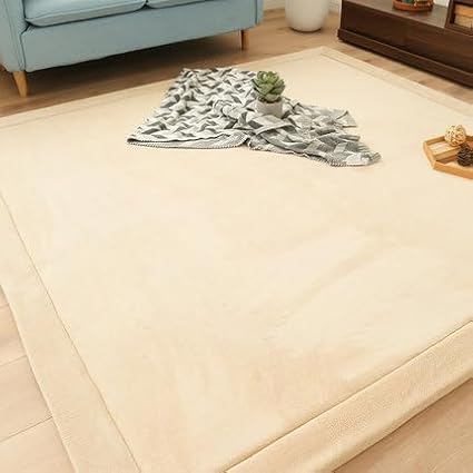 Coral Velvet Play Mat,Yoga Mat Exercise PadsAnti Slip Floor Carpet, for Bedroom, Classroom Soft Indoor Modern Area Rugs -D-150 * 180cm
