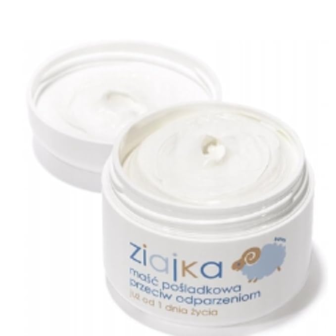 ZIAJA BABY - NAPPY CREAM DIAPER RASH OINTMENT AGAINST BURN FOR NEWBORNS AND BABIES - 50ml