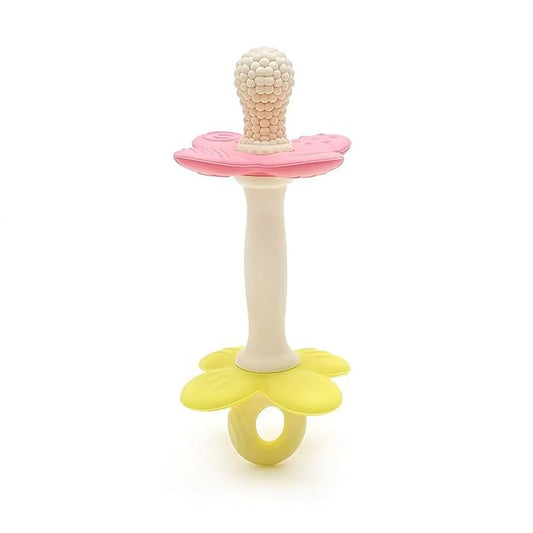 Baby Teething Toys Silicone Baby Teether Toy Soft Easy to Hold Babies Flower Teethers Chew Toy for Infant Toddlers Multiple Textures Teething Toys 3-6 Months