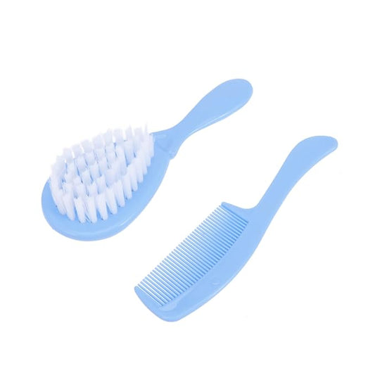 Brush and Comb Set Anti-Static Massage Comb for Boy Girl Circular Tooth Design for Gentle Grooming Bright Color Haircare Kit for Newborns