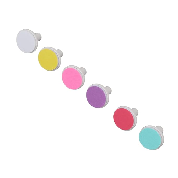 Nail Trimmer Pad,6pcs Baby Nail Trimmer Replacement Pads Professional Electric Nail File Grinding Heads Accessory Electric Nail File Grinding Head