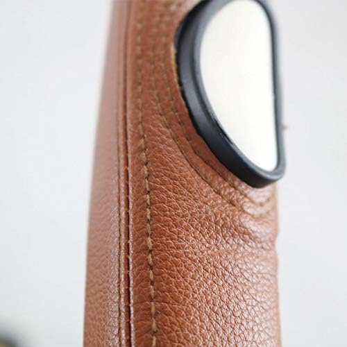 Classic PU Leather Handle Cover for Doona Stroller & Car Seat, Black or Brown, Compatible with All Doona Models, Soft Touch, Water Repellent, Easy to Clean