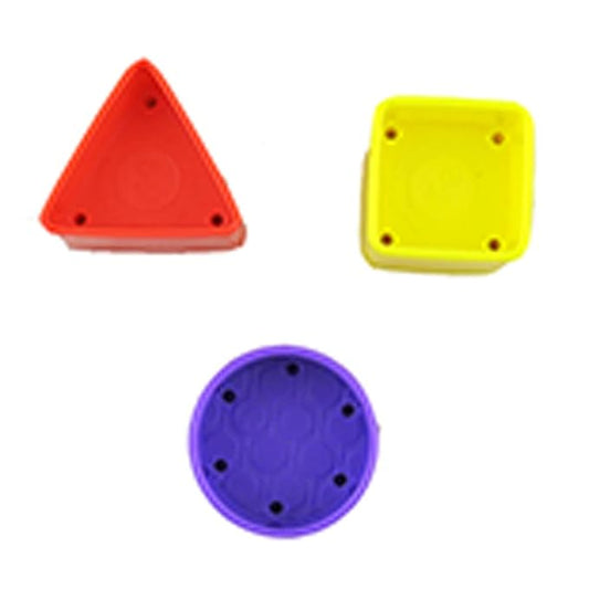 Replacement Parts for Fisher-Price Busy Activity Walker - FYK65~1 Yellow Square, 1 Red Triangle and 1 Purple Circle