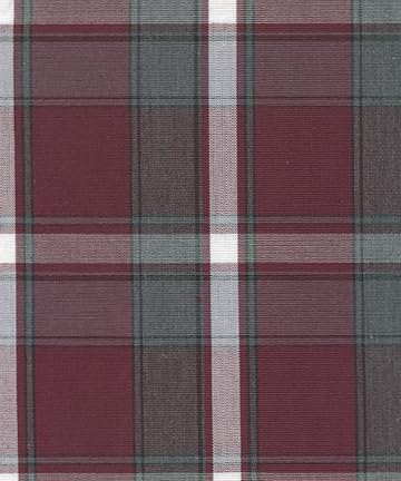 ClassExceed School Headband, Plaid bow headband, back to school, available in variety of school plaids (Plaid 54 Burgundy white light Gray, Regular)
