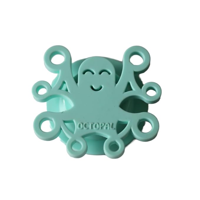 No-Throw Baby Tether Set – Suction Cup Anchor Base with 2 Silicone Straps – Keeps Toys, Cups & Utensils Off the Floor – BPA-Free, Dishwasher Safe - Colors Vary