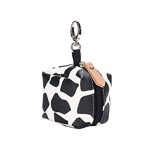 MOMIGO Pacifier Case Bag - Pacifier Holder with Clip for Diaper Bag Stroller Purse Charm, Holds 2 Pacifiers Outdoor Travel (Stone Pattern)