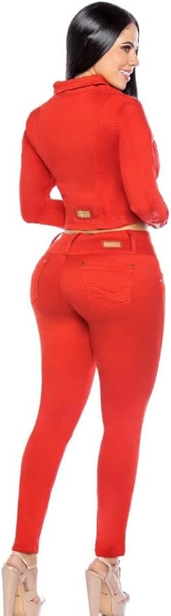 Colombian Push Up Set Red 8135