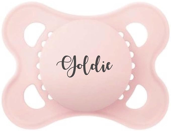 Personalized Pacifier by Pacidoodle Customize Now (Pink 0-6)