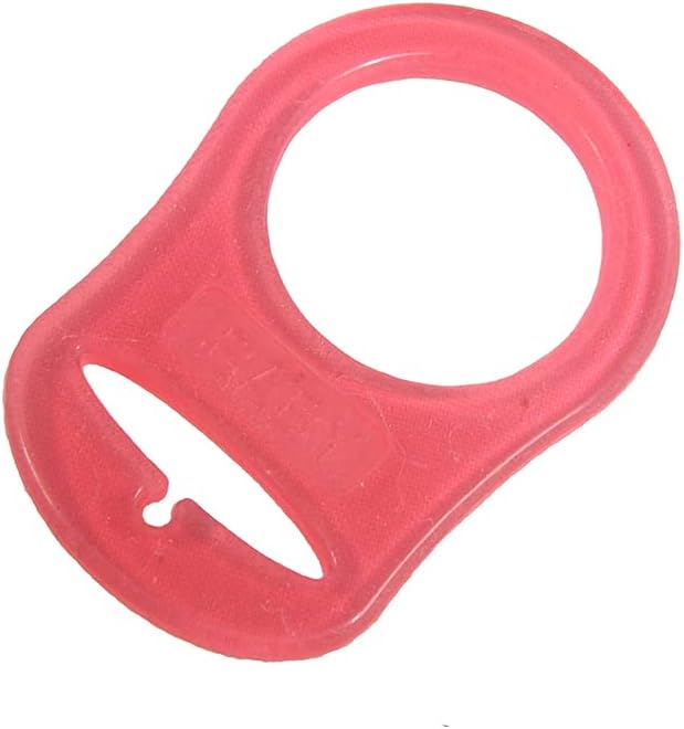 10 MAM Ring Button Style Pacifier Adapter (Red)