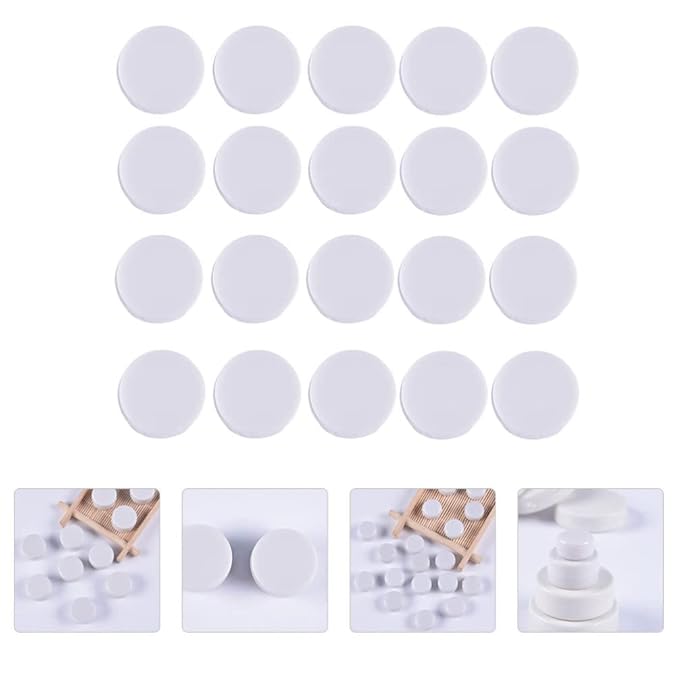 Baby Tots Baby Rattles 100 Pcs Toy Rattle Box Repair Pet Toy Noise Maker Insert Squeaker Plastic Ring Box Repair Fix for Pet Dog White 20mm