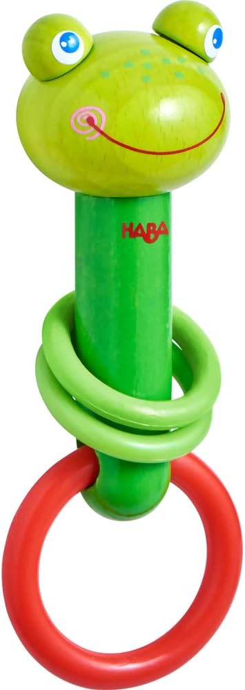 HABA 305923 Sound Frog, Sound Toy from 6 Months, Made in Germany, Green