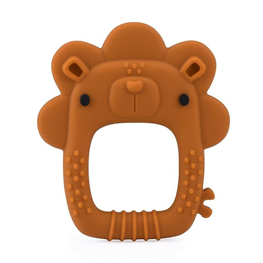 Loulou Lollipop Wild Silicone Baby Teether - Lion