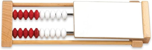 EAI Education Two-Bar Student Rekenrek with Blocking Panel: Wooden