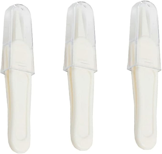 GSHLLO 6 Pcs Baby Nasal Tweezers Nose Cleaning Tweezers Infant Booger Pickers Removers Ear Cleaning Clips Care Tools for Baby