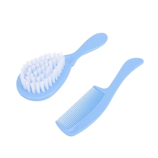Toyvian Baby Brush and Comb Set for Newborns and Toddlers Anti-Static Massage Comb with Safe Rounded Teeth Promotes Scalp Circulation Bright Colors for Infant Grooming Care