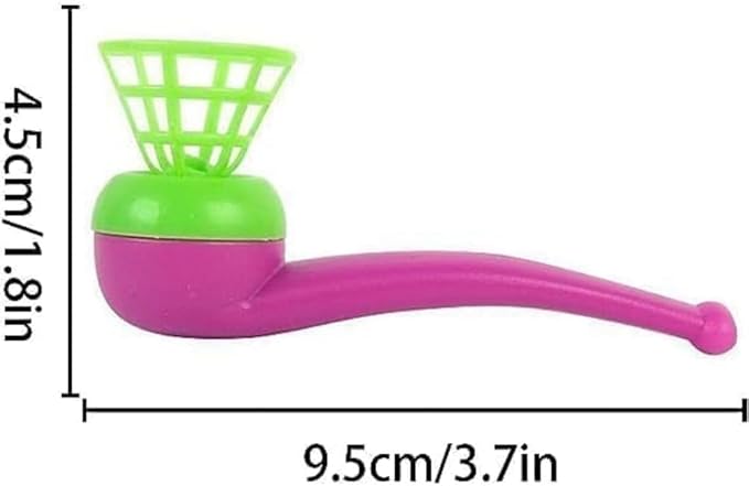 3Pcs Ball Blowing Game Set, Floating Ball for Birthday PartyBalance Game,Bubble, Random Colors