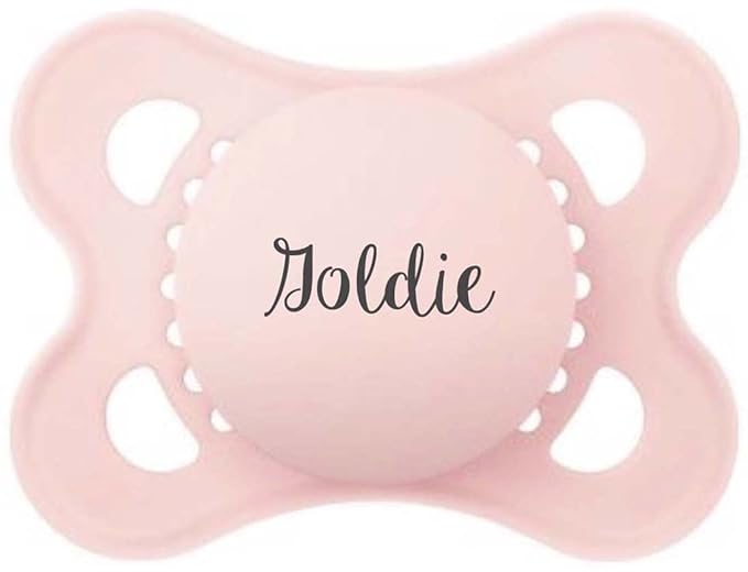 Personalized Pacifier by Pacidoodle Customize Now (Pink 0-6)