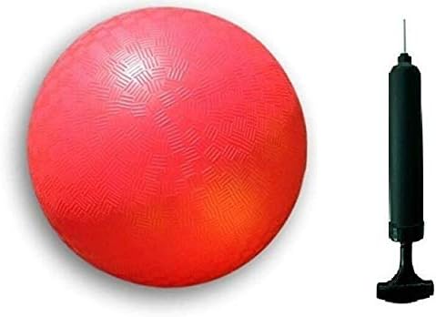 Toys+ 8.5 Inch Colorful Playground Ball + Pump