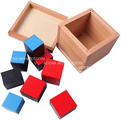 Adena Montessori Binomial Cube Montessori Sensorial Educational Toys for Kids Learning Early Educational Toys