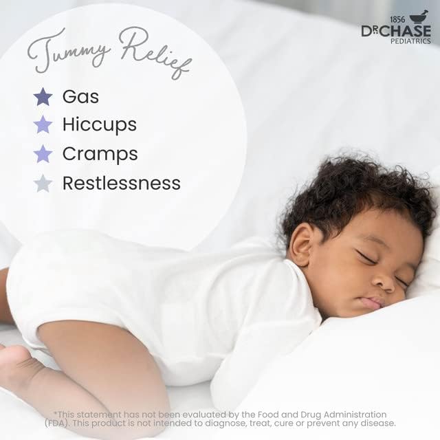 Dr. Chase Kolik Gripe Water Bundle - Nighttime & Alcohol Free All-Day Baby Colic Relief - Gripe Water for Babies & Infants - Baby Gas Relief for Cramps, Stomach Discomfort & Hiccups - 2-Pack