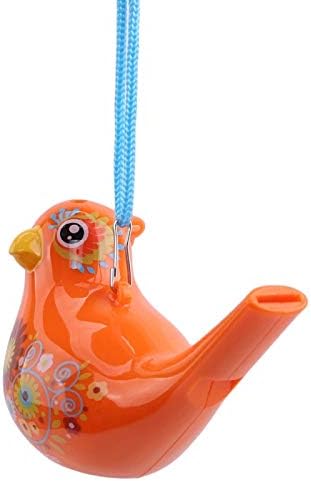 1Pcs Coloured Drawing Water Bird Whistle Bathtime Musical Toy for Kids Early Learning Educational Children Gift Toy Musical Instrument