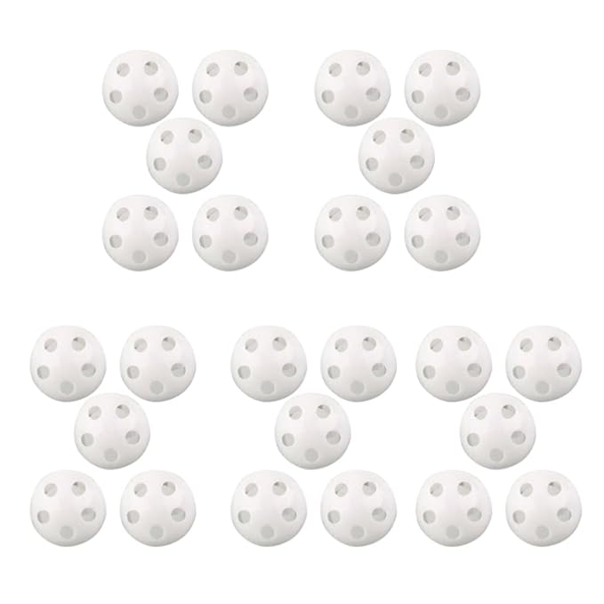 50Pcs Rattle Balls Inserts Rattle Box Repair Doll Noise Maker Noise Maker Insert Toy for Baby Pet Toy Animal Puppet Doll 24mm