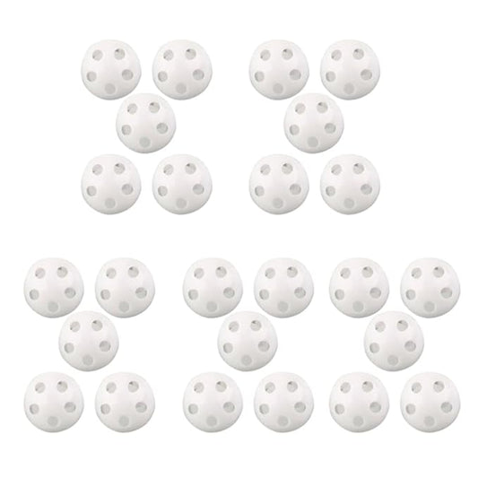 50Pcs Rattle Balls Inserts Rattle Box Repair Doll Noise Maker Noise Maker Insert Toy for Baby Pet Toy Animal Puppet Doll 24mm