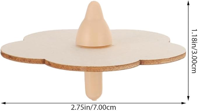 24pcs Wooden Spinning Top DIY Painting Children Toy Tops Toys Gyro s for Kids Child Gyro s Kids Unfinished Children Pressure Relief Accessory