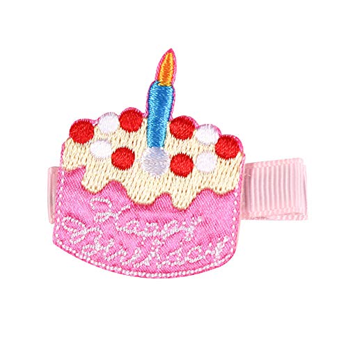 Baby Birthday Hair Clips Pin Birthday Girls Hairclips Cake Crown Girls Hairpin JBC34 (Set-A1)
