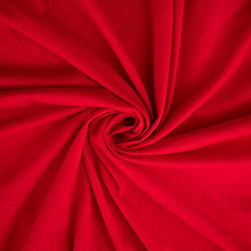 SheetWorld Fitted 100% Cotton Jersey Pack N Play Sheet 29 x 42, Solid Red, Made in USA