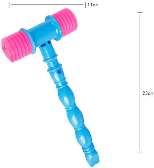 Toyvian 12 Pack Toddler Hammer Toys Soft Plastic Squeaky Sound Hammer Toy for Kids Ages 1-4 Party Favors and Outdoor Play