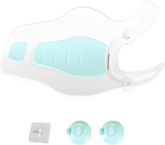 SUNGOOYUE Clean Rinse Baby Bather, Folding Multifunction Portable Plastic Infant Lying Washing Bather for Boy Girl (Green)