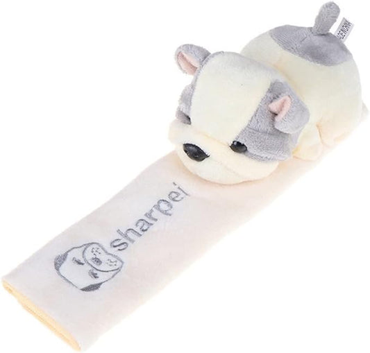 Cute Car Seat Belt Cover Dog Cat Child Car Stuffed Plush Animal Travel Pillow Kawaii Seat Belt Pillow for Kids Adults