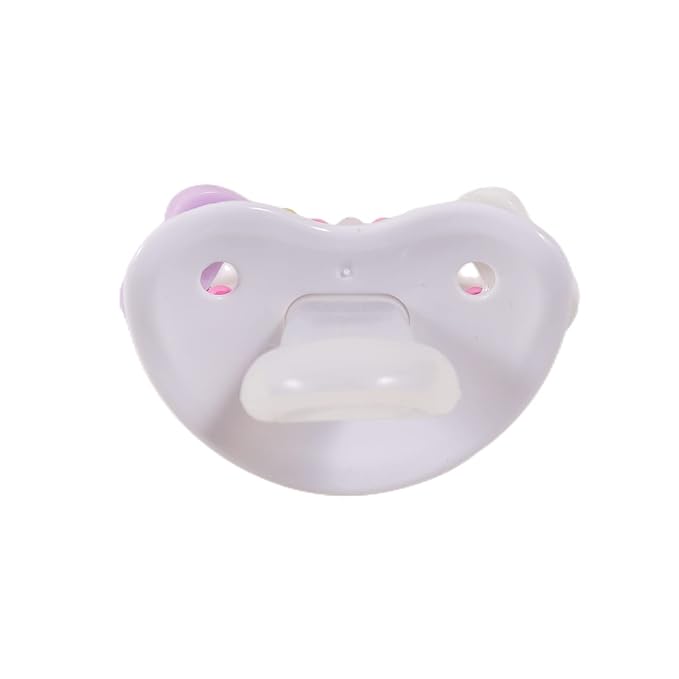 Adult Sized Pacifier, Personalized Pacifier, with Dust Cover Rhinestones Bling Dummy（Pink）