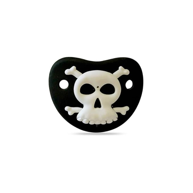 TOYANDONA 3pcs Baby Pacifiers Halloween Elements Design Pumpkin Skeleton Vampires Fangs Shaped Pacifier for Baby Toddlers Infants