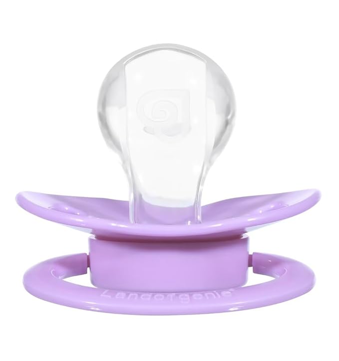 Landofgenie Adult Size Large Shield Pacifiers Bone Shaped Cutie Pacifier Purple